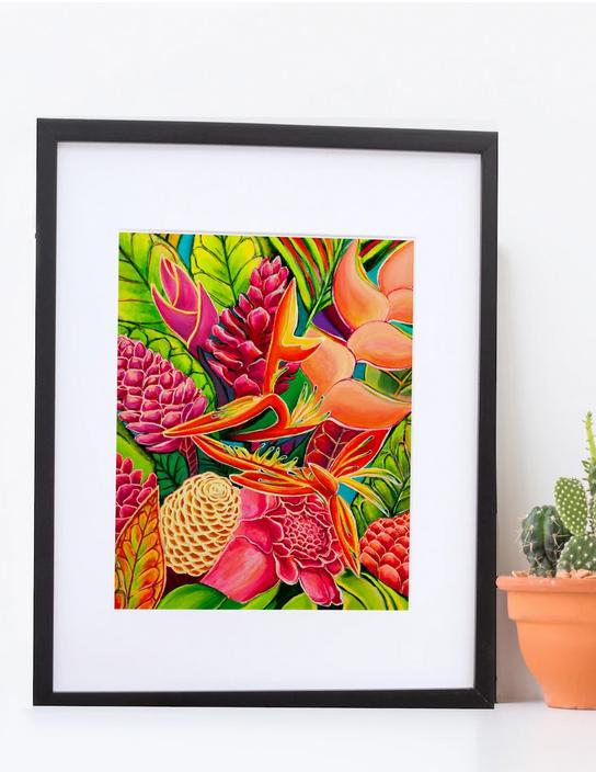 Hawaiian Art Wall Decor- Tropical Hawaii Art Prints