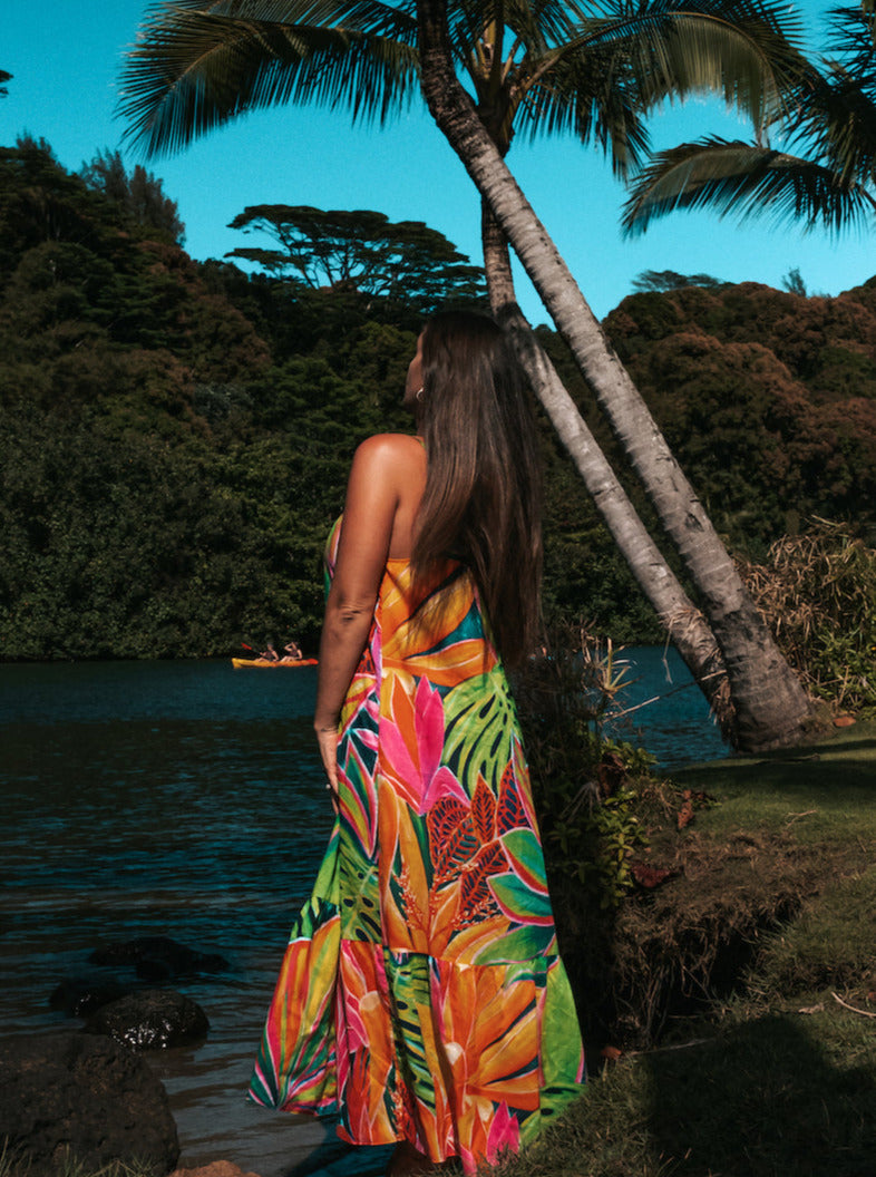 Aloha Boho Dress - Open Heart