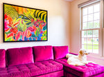 Dreamy Jungle - Giclee on canvas