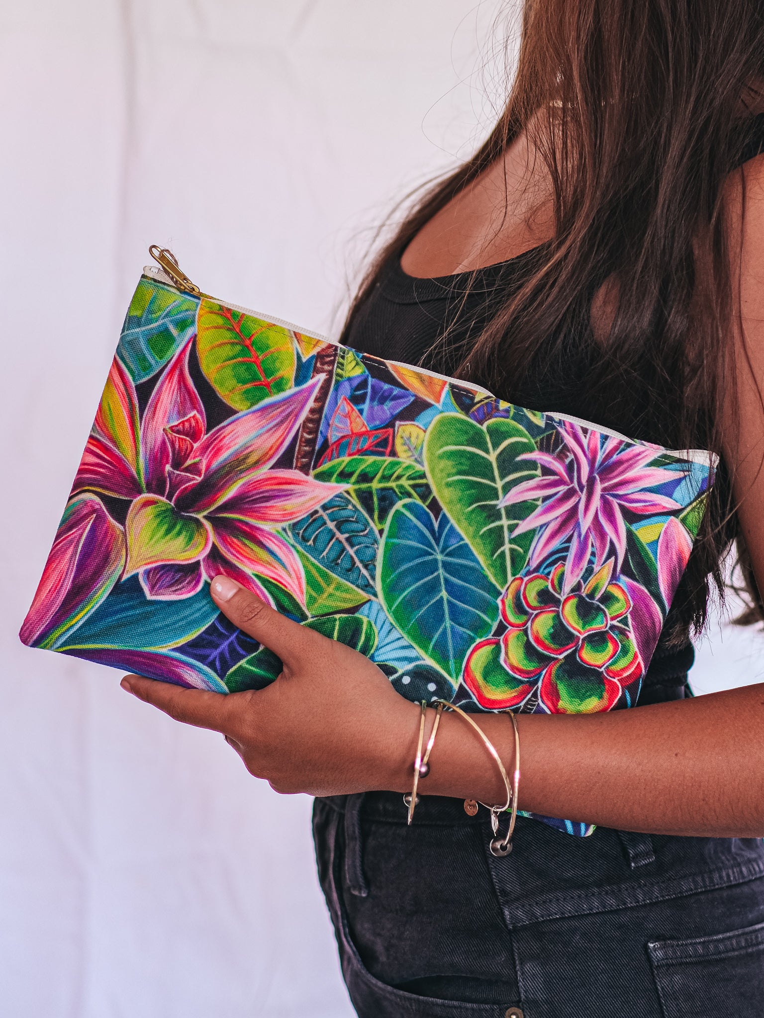 *NEW* Hanalei Morning Clutch - MICHAL ART STUDIO HAWAII - clutches