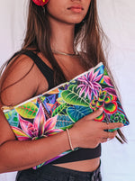 *NEW* Hanalei Morning Clutch - MICHAL ART STUDIO HAWAII - clutches