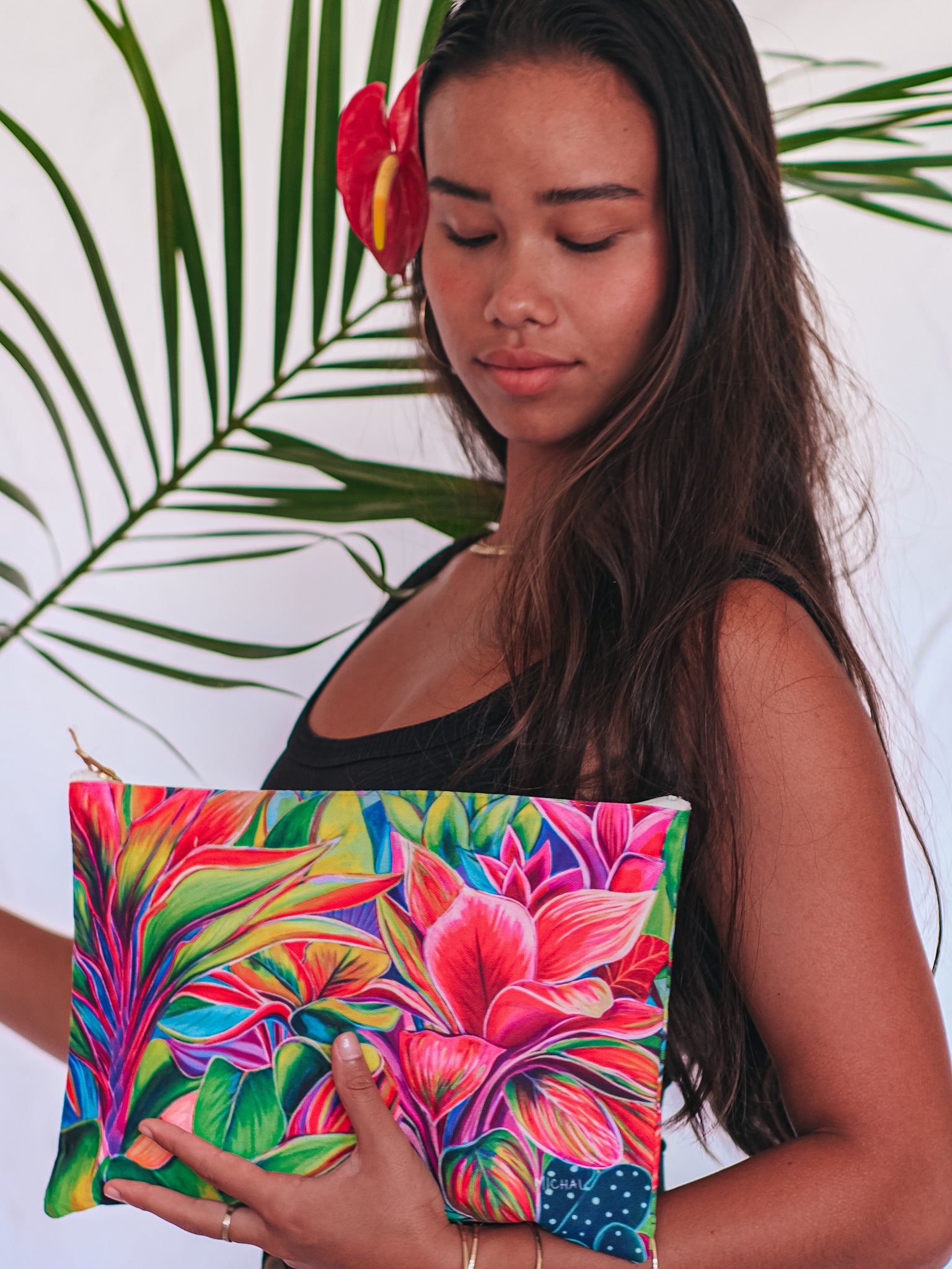 *NEW* Tropical Light Clutch - MICHAL ART STUDIO HAWAII - clutches