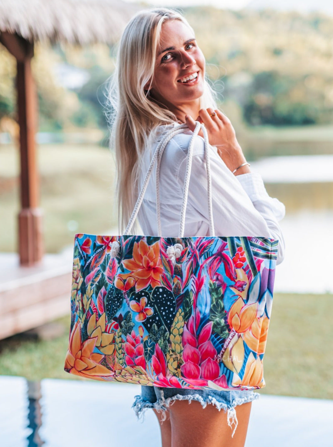 *NEW* Radiant Weekend Tote - MICHAL ART STUDIO HAWAII - Weekend Tote