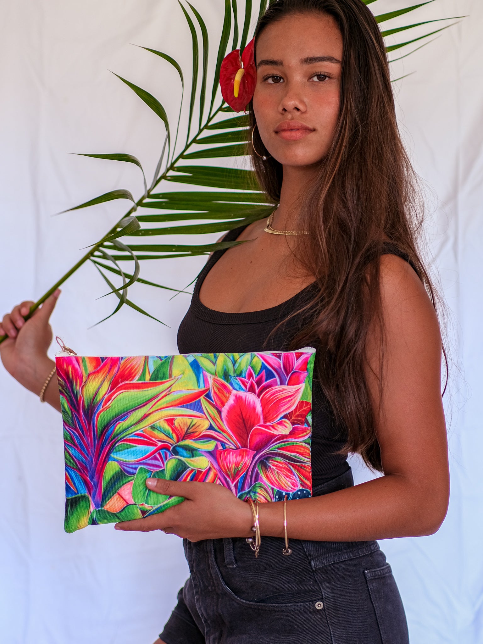 *NEW* Tropical Light Clutch - MICHAL ART STUDIO HAWAII - clutches