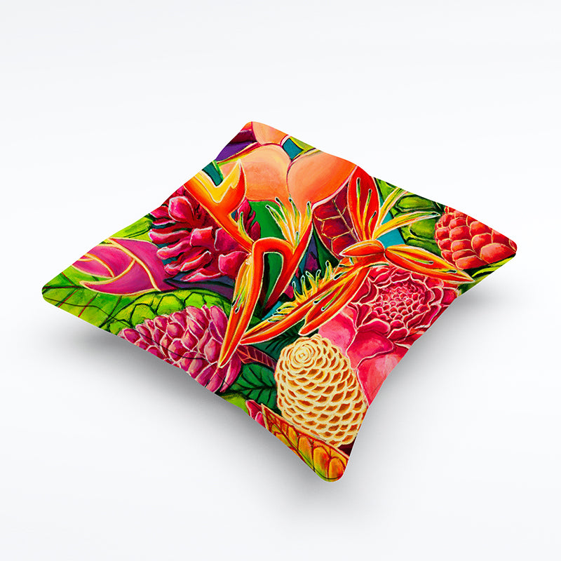 Hawaiian Love - Pillow cover 20"x20" - MICHAL ART STUDIO HAWAII - pillow