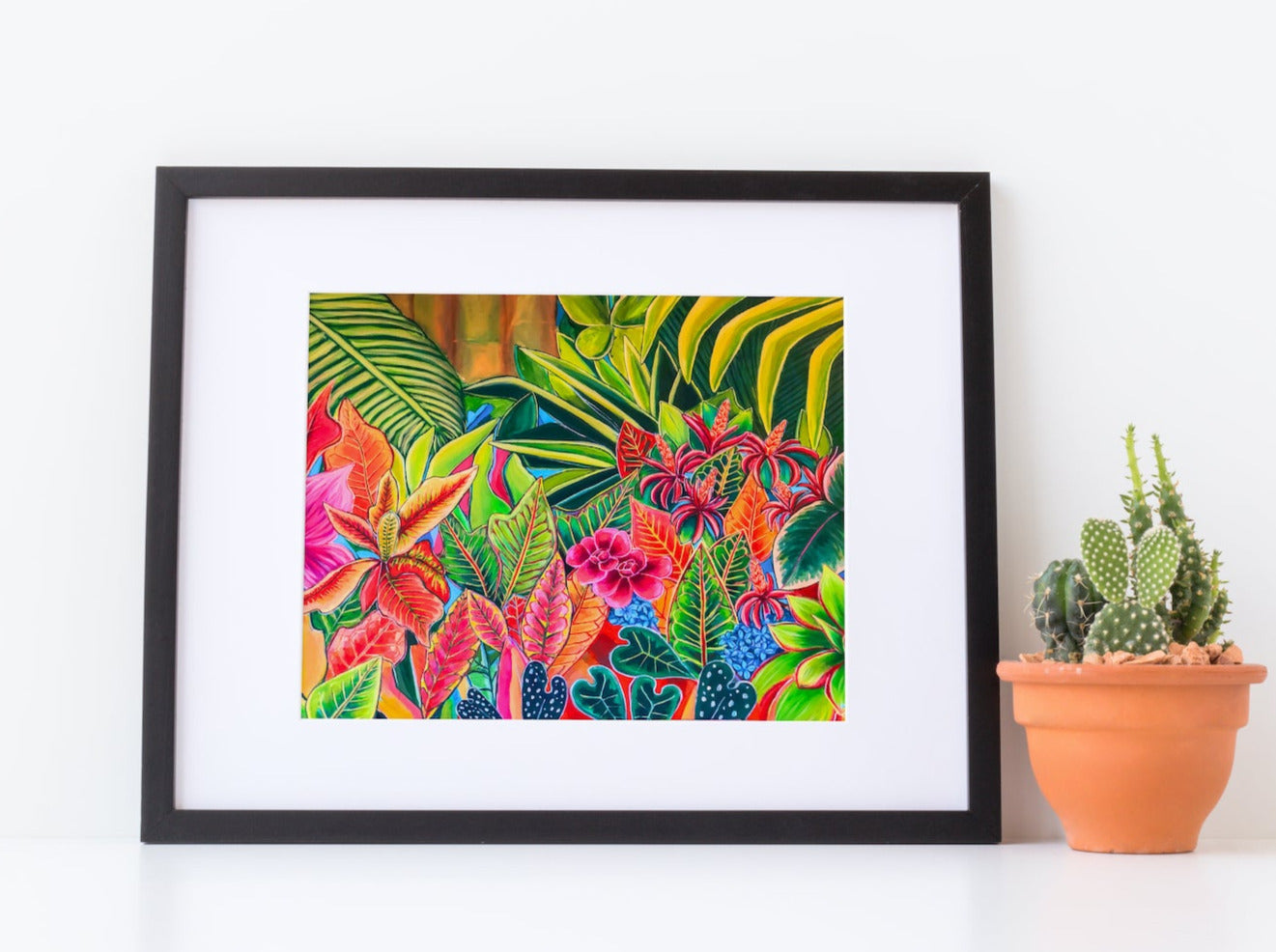 Dreamy Jungle- Matted Print - Wall Art - MICHAL ART STUDIO HAWAII - matted print