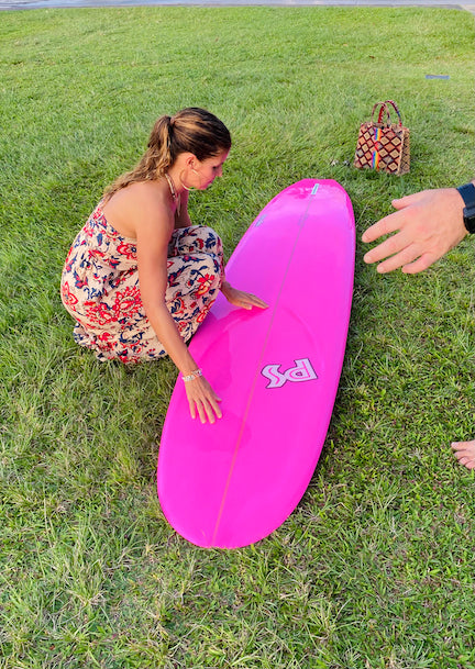 Pink Board's Art Work - Custom Surfboards - Made to Order - MICHAL ART STUDIO HAWAII - surfboard